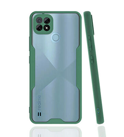 Realme C21 Kılıf Parfe Ultra İnce Silikon Kapak