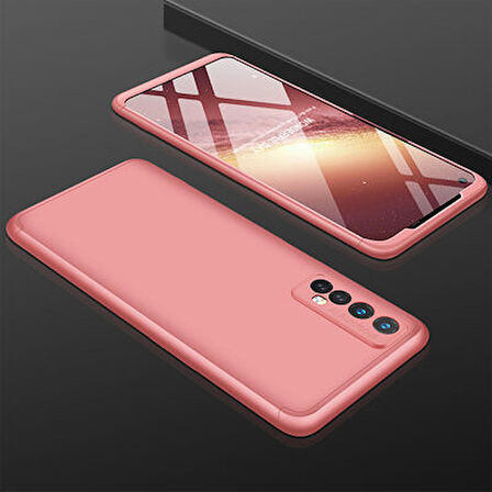 Realme 7 Kılıf 360 Tam Koruma Ön Ve Arka Sert Mika Kapak