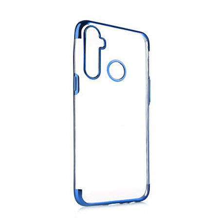 Realme C3 Kılıf Dört Köşeli Lazer Silikon Kapak