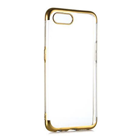 Realme C2 Kılıf Dört Köşeli Lazer Silikon Kapak