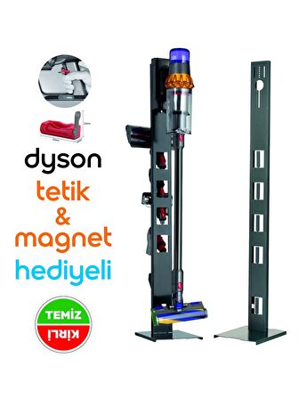 Dyson Bütün V Serileri ve Gen5 ile Uyumlu Universal Süpürge Standı Tetik ve Magnet Hediyeli