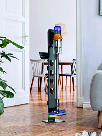 Dyson Bütün V Serileri ve Gen5 ile Uyumlu Universal Süpürge Standı Tetik ve Magnet Hediyeli