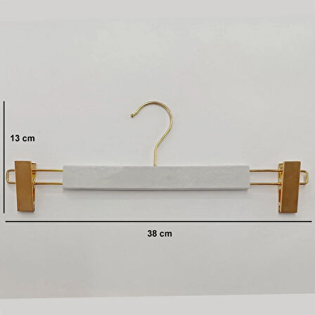 8 Adet Mandallı Etek Pantolon Askısı 38 Cm