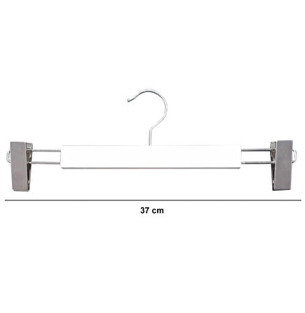 6  Adet Mandallı Etek Pantolon Askısı 37 Cm