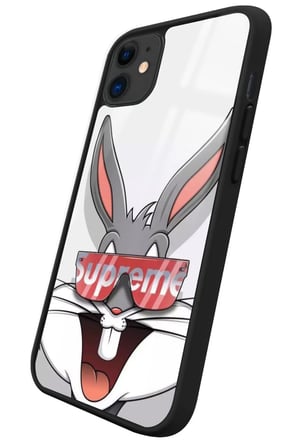 Apple iPhone 11 Uyumlu Bugs Bunny Tasarımlı Parlak Silikon Kılıf