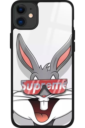 Apple iPhone 11 Uyumlu Bugs Bunny Tasarımlı Parlak Silikon Kılıf