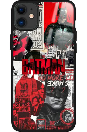Apple iPhone 11 Uyumlu Batman Tasarımlı Parlak Silikon Kılıf