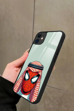 Apple iPhone 11 Uyumlu Örümcek Adam Tasarımlı Parlak Silikon Kılıf