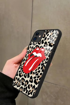 Apple iPhone 11 Uyumlu Dudak Tasarımlı Parlak Silikon Kılıf