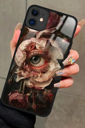 Apple iPhone 11 Uyumlu Sanat Tasarımlı Parlak Silikon Kılıf