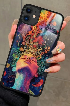 Apple iPhone 11 Uyumlu Tablo Tasarımlı Parlak Silikon Kılıf