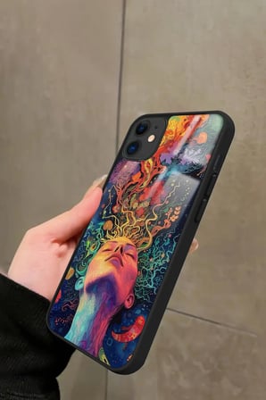 Apple iPhone 11 Uyumlu Tablo Tasarımlı Parlak Silikon Kılıf
