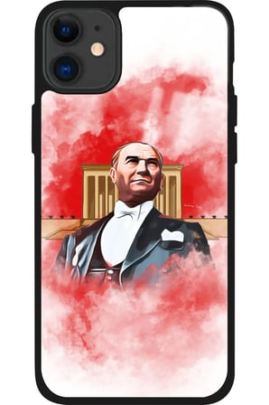 Apple iPhone 11 Uyumlu Atatürk Tasarımlı Parlak Silikon Kılıf