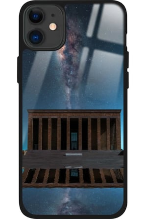 Apple iPhone 11 Uyumlu Anıtkabir Tasarımlı Parlak Silikon Kılıf