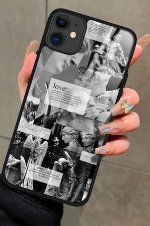 Apple iPhone 11 Uyumlu Love Tasarımlı Parlak Silikon Kılıf