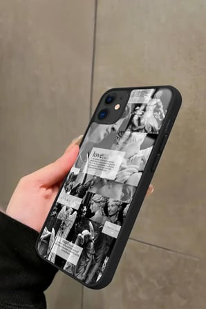 Apple iPhone 11 Uyumlu Love Tasarımlı Parlak Silikon Kılıf