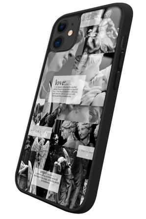 Apple iPhone 11 Uyumlu Love Tasarımlı Parlak Silikon Kılıf
