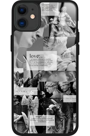 Apple iPhone 11 Uyumlu Love Tasarımlı Parlak Silikon Kılıf