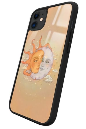 Apple iPhone 11 Uyumlu Güneş Tasarımlı Parlak Silikon Kılıf