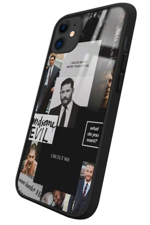 Apple iPhone 11 Uyumlu Tom Hardy Tasarımlı Parlak Silikon Kılıf