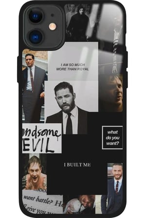 Apple iPhone 11 Uyumlu Tom Hardy Tasarımlı Parlak Silikon Kılıf