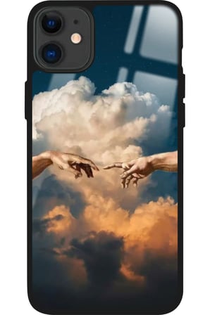 Apple iPhone 12 Uyumlu Tablo Tasarımlı Parlak Silikon Kılıf