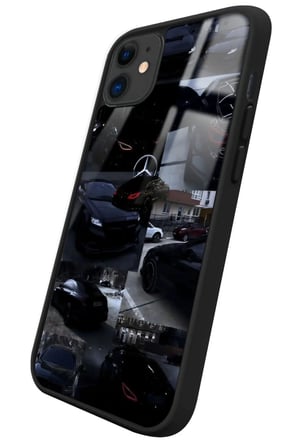 Apple iPhone 12 Uyumlu Araba Tasarımlı Parlak Silikon Kılıf