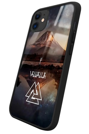 Apple iPhone 12 Uyumlu Valhalla Tasarımlı Parlak Silikon Kılıf