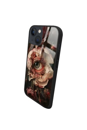 Apple iPhone 14 Uyumlu Sanat Tasarımlı Parlak Silikon Kılıf