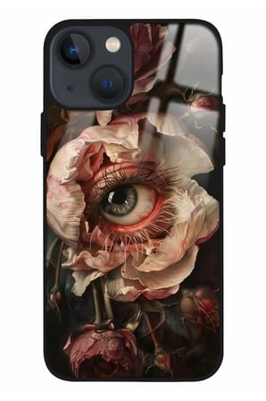 Apple iPhone 14 Uyumlu Sanat Tasarımlı Parlak Silikon Kılıf