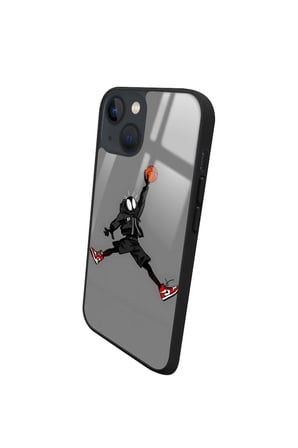 Apple iPhone 14 Uyumlu Basketbol Tasarımlı Parlak Silikon Kılıf
