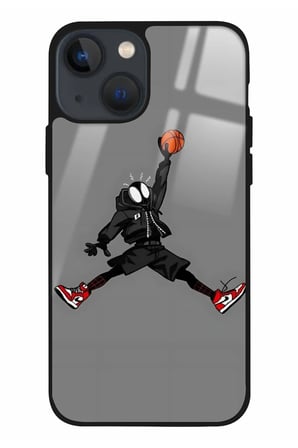 Apple iPhone 14 Uyumlu Basketbol Tasarımlı Parlak Silikon Kılıf