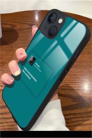 Apple iPhone 14 Uyumlu Şarkı Sözü Tasarımlı Parlak Silikon Kılıf