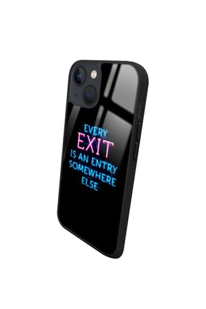 Apple iPhone 15 Uyumlu Somewhere Else Tasarımlı Parlak Silikon Kılıf