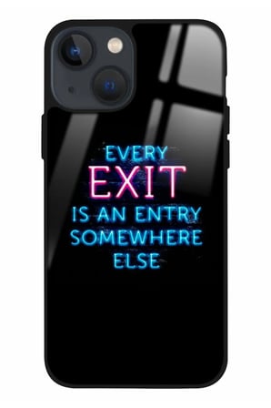 Apple iPhone 15 Uyumlu Somewhere Else Tasarımlı Parlak Silikon Kılıf