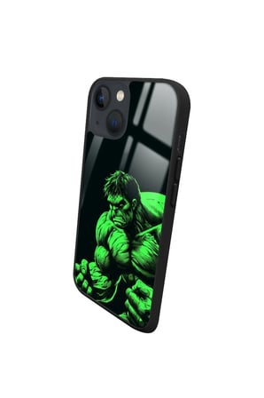 Apple iPhone 15 Uyumlu Hulk Tasarımlı Parlak Silikon Kılıf