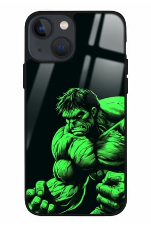Apple iPhone 15 Uyumlu Hulk Tasarımlı Parlak Silikon Kılıf