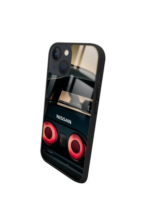 Apple iPhone 15 Uyumlu Araba Tasarımlı Parlak Silikon Kılıf