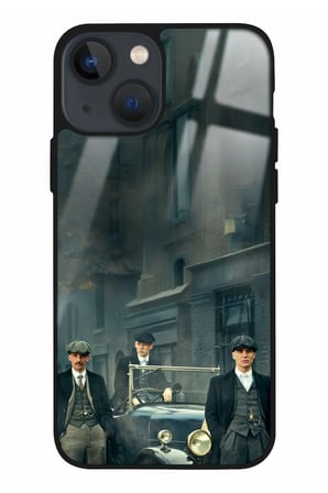 Apple iPhone 15 Uyumlu Peaky Blinders Tasarımlı Parlak Silikon Kılıf