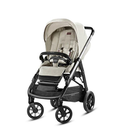 Inglesina Aptica Bej Tek Elle Katlanabilen Çift Yönlü Bebek Arabası Cashmere Beige
