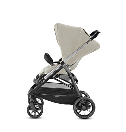 Inglesina Aptica Bej Tek Elle Katlanabilen Çift Yönlü Bebek Arabası Cashmere Beige