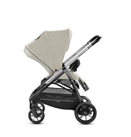 Inglesina Aptica Bej Tek Elle Katlanabilen Çift Yönlü Bebek Arabası Cashmere Beige