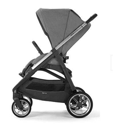 Inglesina Aptica Bej Tek Elle Katlanabilen Çift Yönlü Bebek Arabası Kensington Grey 