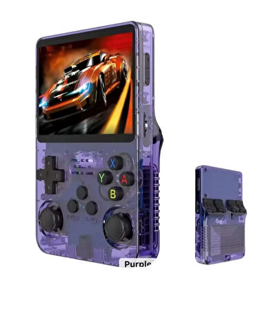 ar&be R36S Oyun Konsolu Yeni Nesil El Atarisi 64GB 15.000+ Oyun 3.5inç HD Ekran