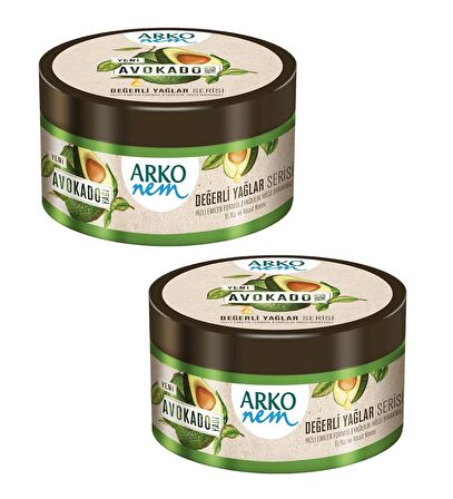 Arko Nem Değerli Yağlar Avokado Yağı Nemlendirici Krem 250 ml 2 ADET