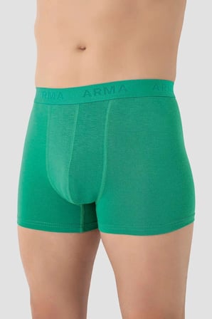 Özel Seri Erkek Yeşil Bambu Boxer 3'lü Paket Moda İç Çamaşırı Stil
