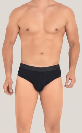 Özel Seri Erkek Bambu Slip Külot Düz Lacivert 3'lü Paket Rahat İç Giyim