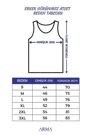 Özel Üretim Erkek Görünmez Ten Rengi Atlet %100 Pamuklu İç Giyim Gömlek İçi