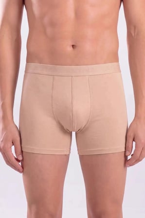 Özel Seri Görünmez Boxer Erkek Ten Rengi 3'lü Paket Pratik Kullanım Konforlu Model Rahat İçlik