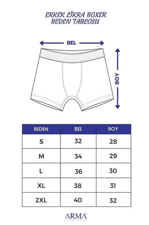 Premium Erkek Füme Büyük Beden Boxer Pamuklu Likralı 10'lu Paket Günlük Rahat İç Giyim